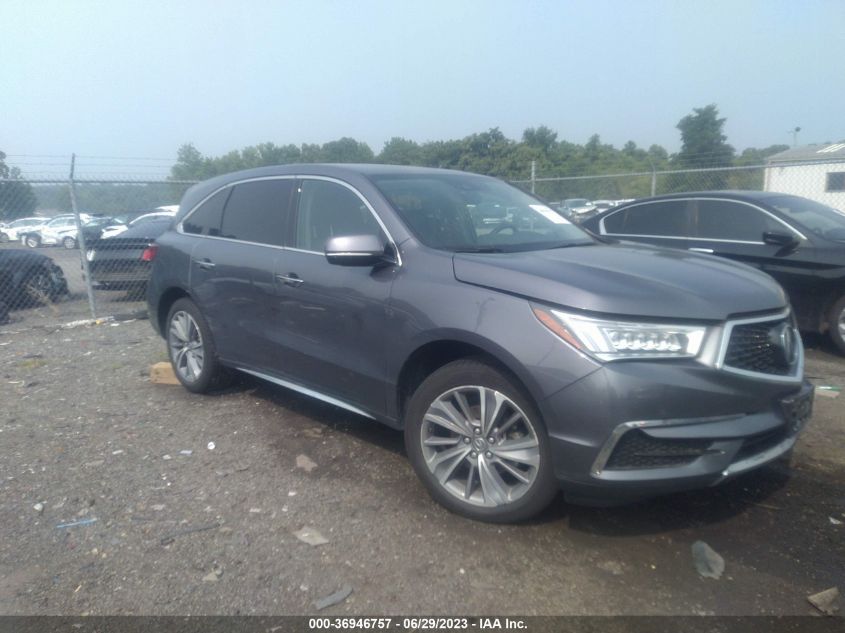 2017 ACURA MDX W/TECHNOLOGY PKG - 5J8YD4H56HL008615
