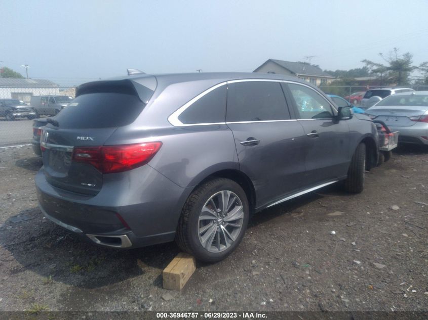2017 ACURA MDX W/TECHNOLOGY PKG - 5J8YD4H56HL008615