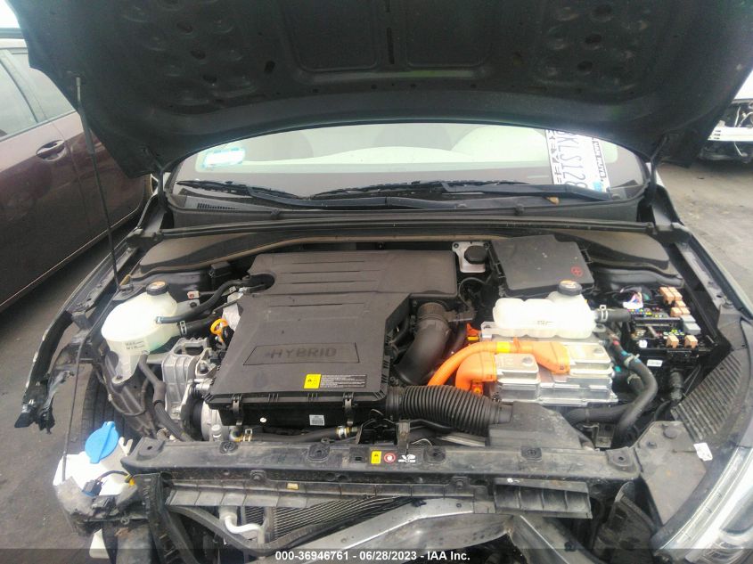 2019 HYUNDAI IONIQ HYBRID BLUE - KMHC65LC8KU145129