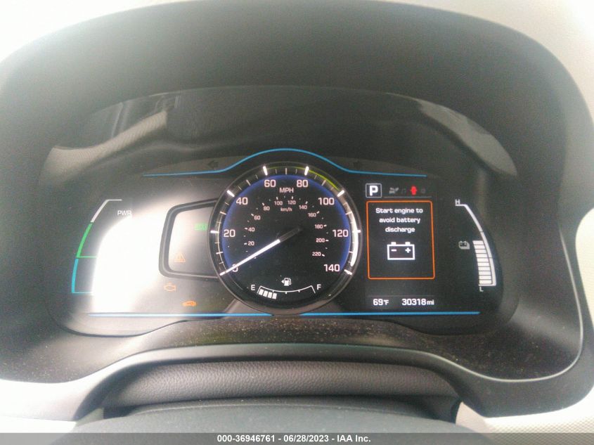2019 HYUNDAI IONIQ HYBRID BLUE - KMHC65LC8KU145129