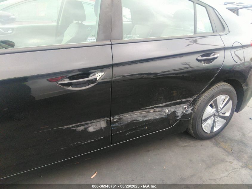 2019 HYUNDAI IONIQ HYBRID BLUE - KMHC65LC8KU145129