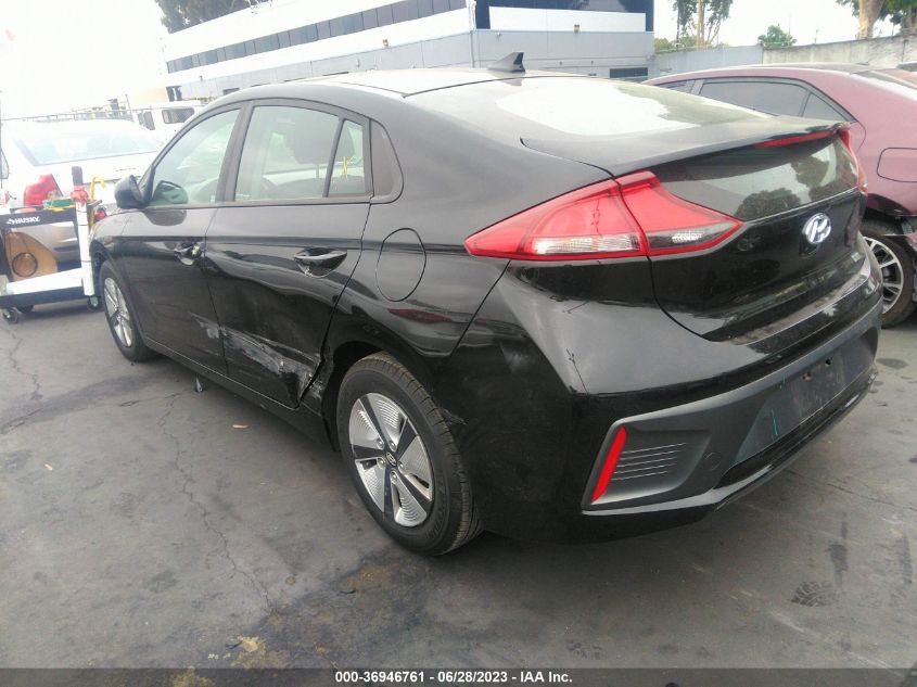 2019 HYUNDAI IONIQ HYBRID BLUE - KMHC65LC8KU145129