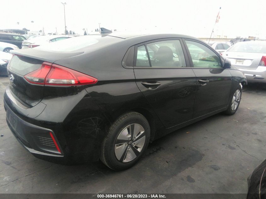 2019 HYUNDAI IONIQ HYBRID BLUE - KMHC65LC8KU145129