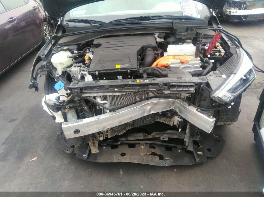 2019 HYUNDAI IONIQ HYBRID BLUE - KMHC65LC8KU145129