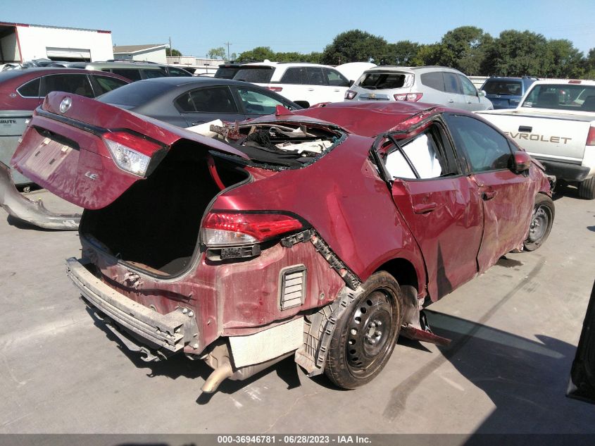 2022 TOYOTA COROLLA LE - 5YFEPMAEXNP326579