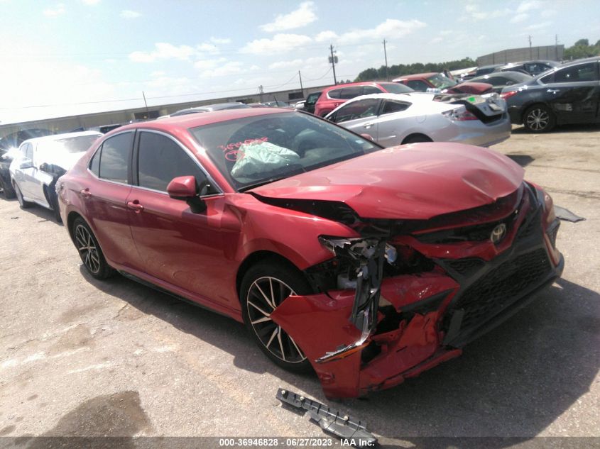 2021 TOYOTA CAMRY SE/SE NIGHT SHADE - 4T1G11AK1MU458156
