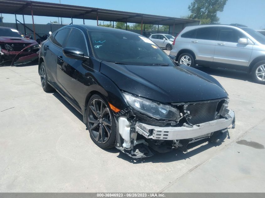 2019 HONDA CIVIC SEDAN SPORT - 19XFC2F83KE041114