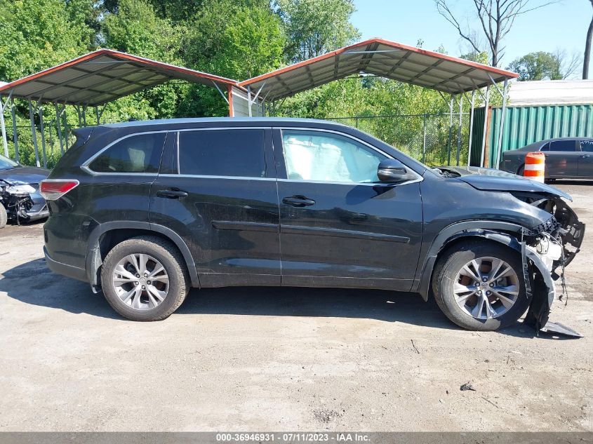 2015 TOYOTA HIGHLANDER XLE - 5TDJKRFHXFS130972