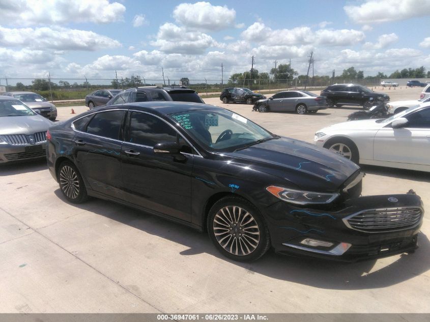 2017 FORD FUSION TITANIUM/PLATINUM - 3FA6P0K9XHR130158