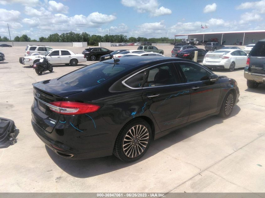 2017 FORD FUSION TITANIUM/PLATINUM - 3FA6P0K9XHR130158