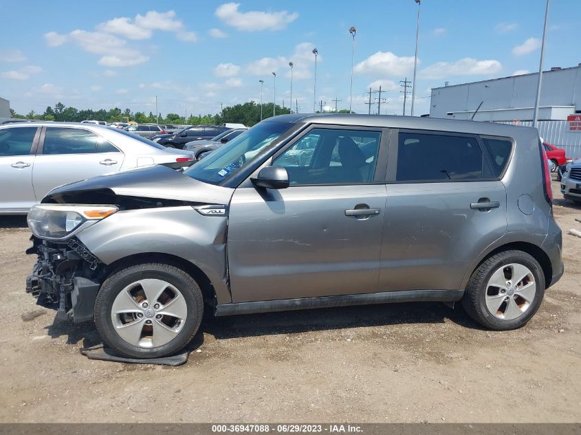 2016 KIA SOUL BASE - KNDJN2A23G7267748