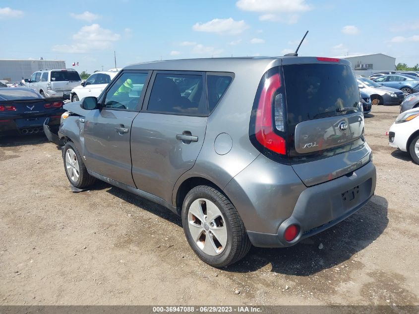 2016 KIA SOUL BASE - KNDJN2A23G7267748