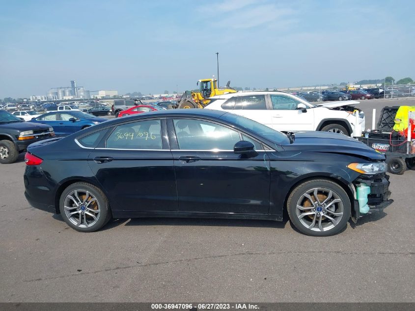 2017 FORD FUSION SE - 3FA6P0HD1HR200593