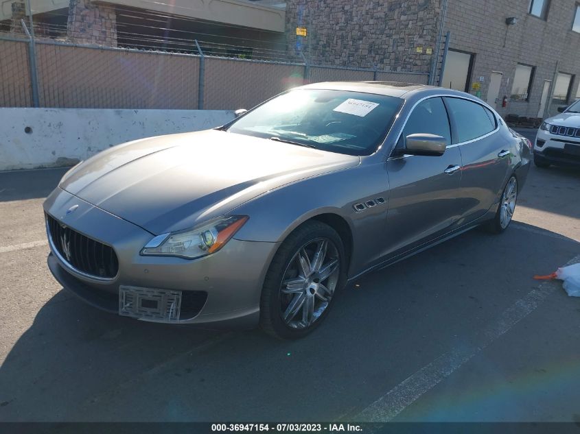 2015 MASERATI QUATTROPORTE S Q4 ZAM56RRA8F1129722