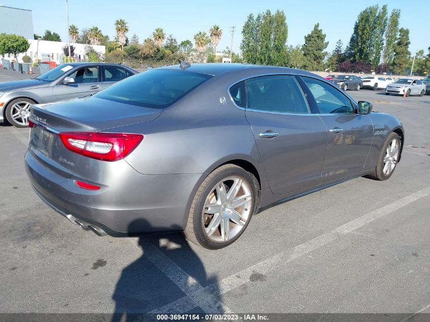 2015 MASERATI QUATTROPORTE S Q4 ZAM56RRA8F1129722