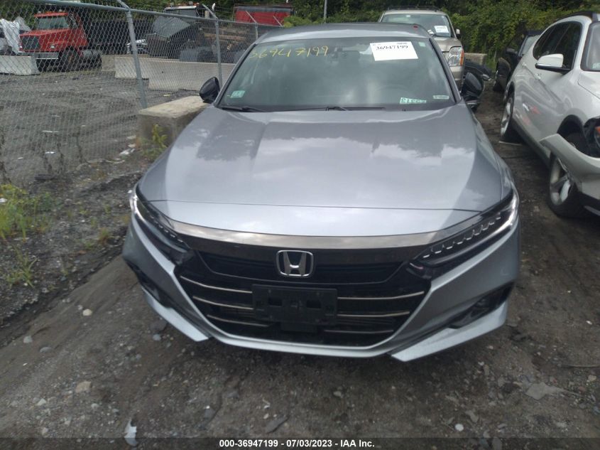 2021 HONDA ACCORD SEDAN SPORT - 1HGCV1F37MA074569