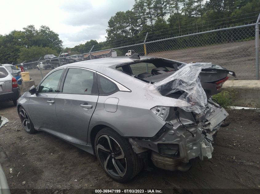 2021 HONDA ACCORD SEDAN SPORT - 1HGCV1F37MA074569