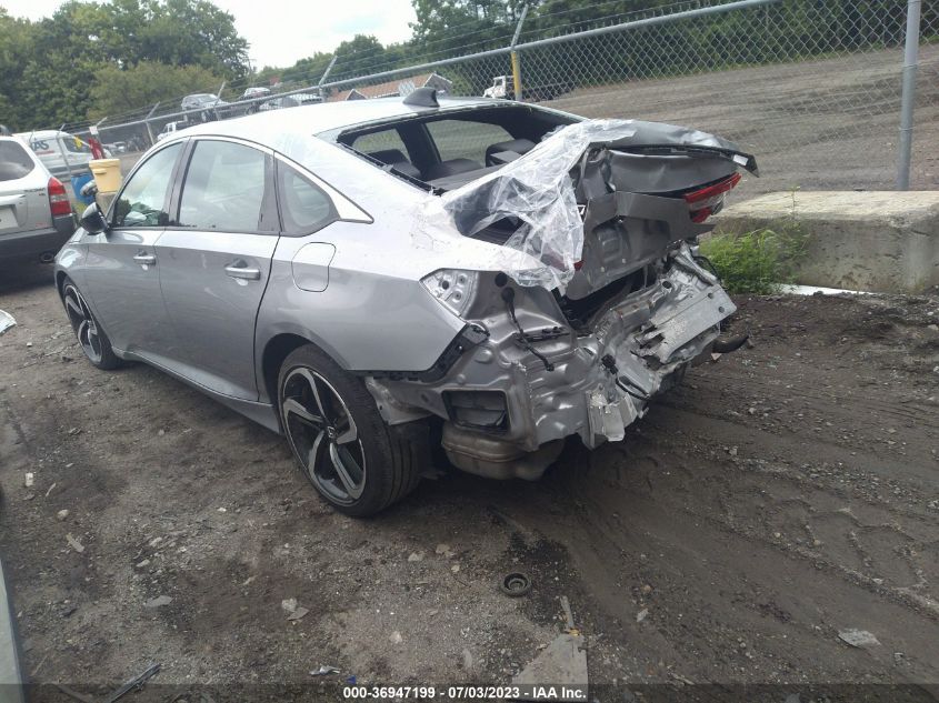 2021 HONDA ACCORD SEDAN SPORT - 1HGCV1F37MA074569