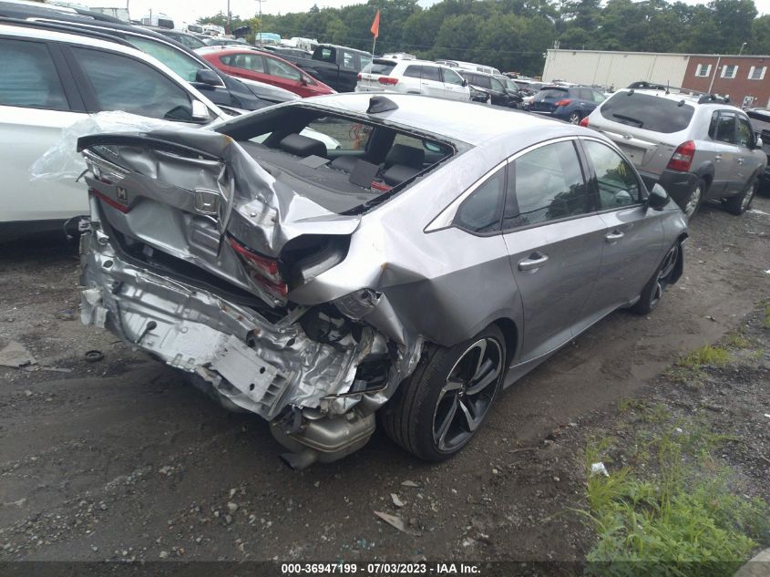 2021 HONDA ACCORD SEDAN SPORT - 1HGCV1F37MA074569