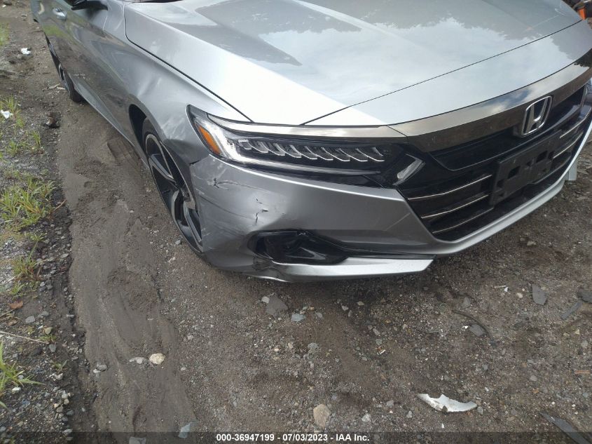 2021 HONDA ACCORD SEDAN SPORT - 1HGCV1F37MA074569