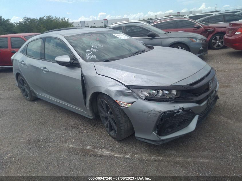 2018 HONDA CIVIC HATCHBACK SPORT - SHHFK7H42JU202344