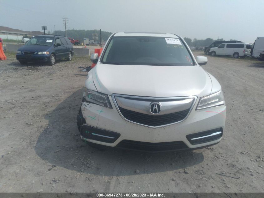 2014 ACURA MDX TECH PKG - 5FRYD4H44EB005828