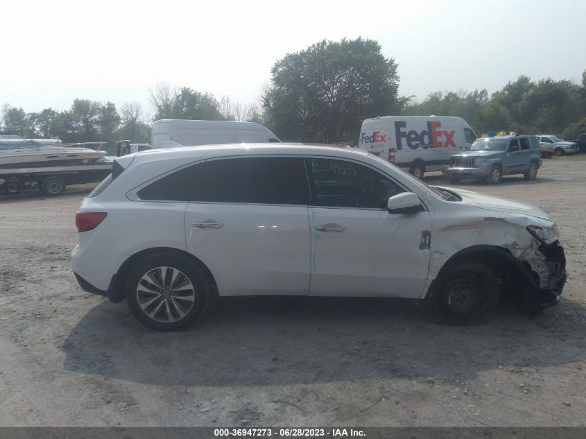 2014 ACURA MDX TECH PKG - 5FRYD4H44EB005828