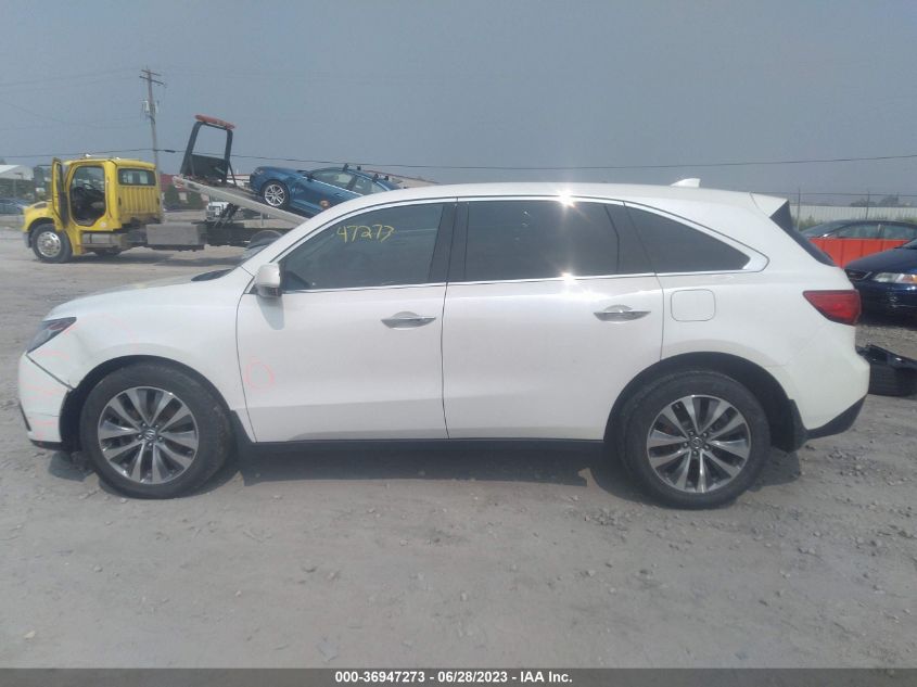 2014 ACURA MDX TECH PKG - 5FRYD4H44EB005828
