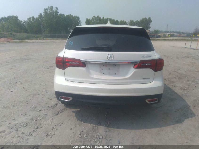 2014 ACURA MDX TECH PKG - 5FRYD4H44EB005828
