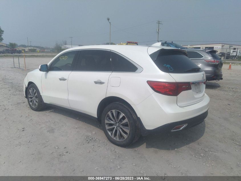 2014 ACURA MDX TECH PKG - 5FRYD4H44EB005828