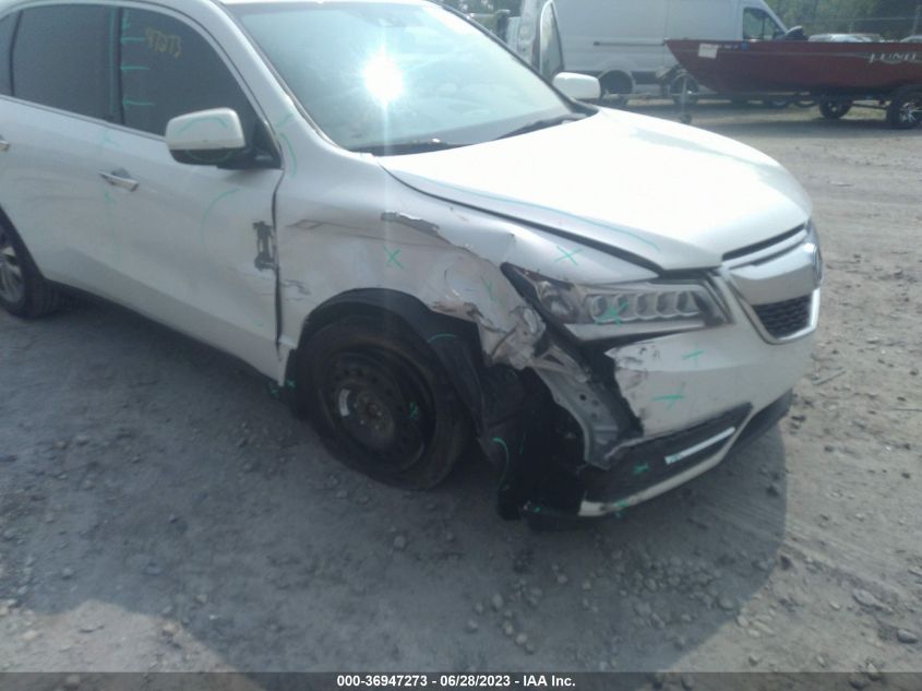 2014 ACURA MDX TECH PKG - 5FRYD4H44EB005828