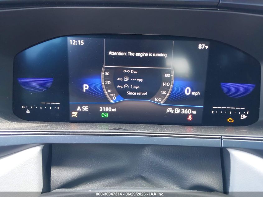 2023 VOLKSWAGEN TAOS SE - 3VVEX7B2XPM307161