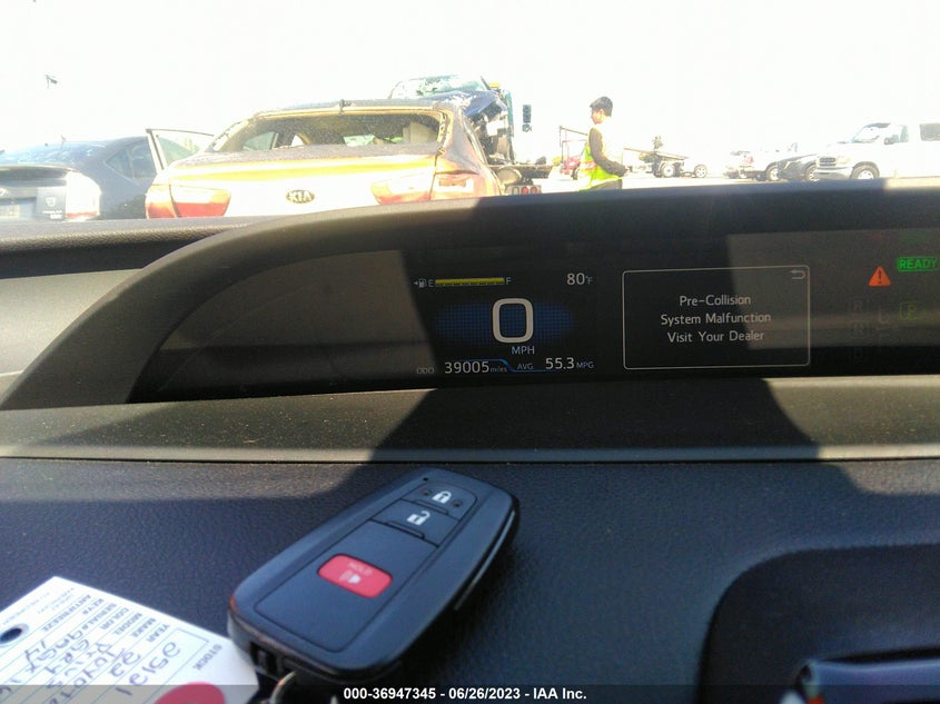 VIN JTDKAMFU4N3168995 2022 TOYOTA PRIUS L