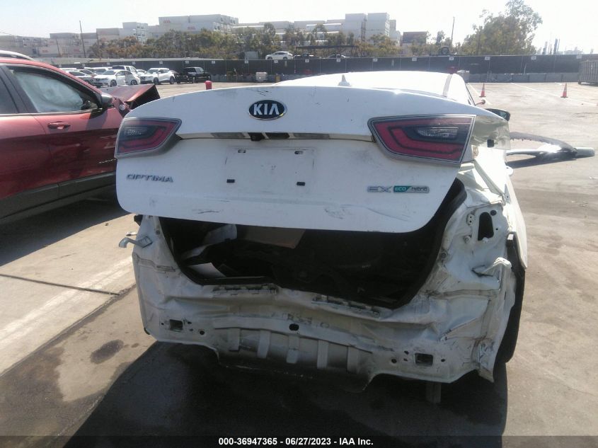 2015 KIA OPTIMA HYBRID EX - KNAGN4AD3F5088687