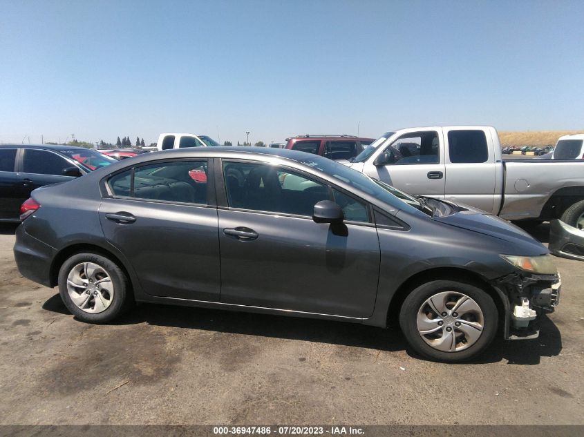 2013 HONDA CIVIC SDN LX - 2HGFB2F5XDH562896