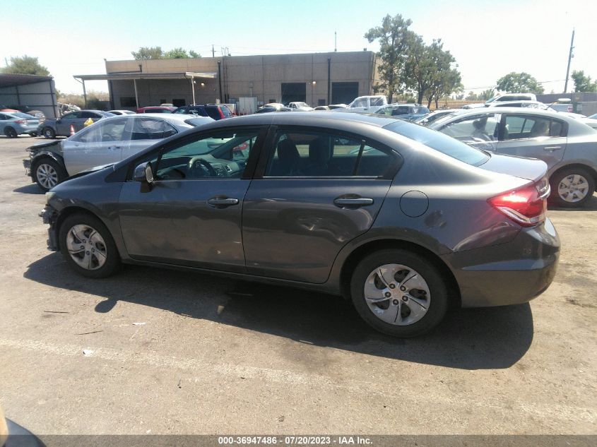 2013 HONDA CIVIC SDN LX - 2HGFB2F5XDH562896