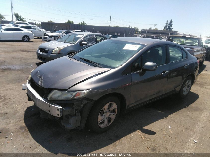 2013 HONDA CIVIC SDN LX - 2HGFB2F5XDH562896
