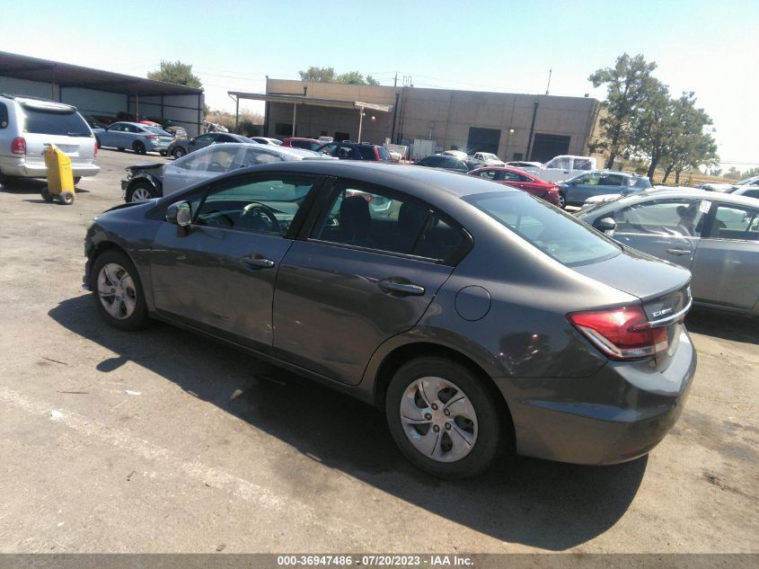2013 HONDA CIVIC SDN LX - 2HGFB2F5XDH562896