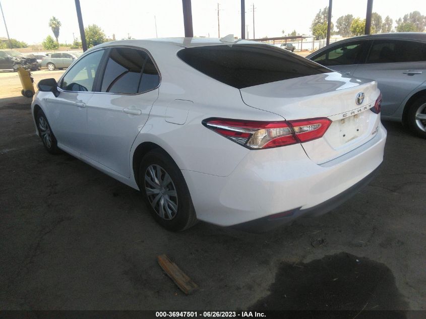 2020 TOYOTA CAMRY HYBRID LE - 4T1C31AK2LU543806