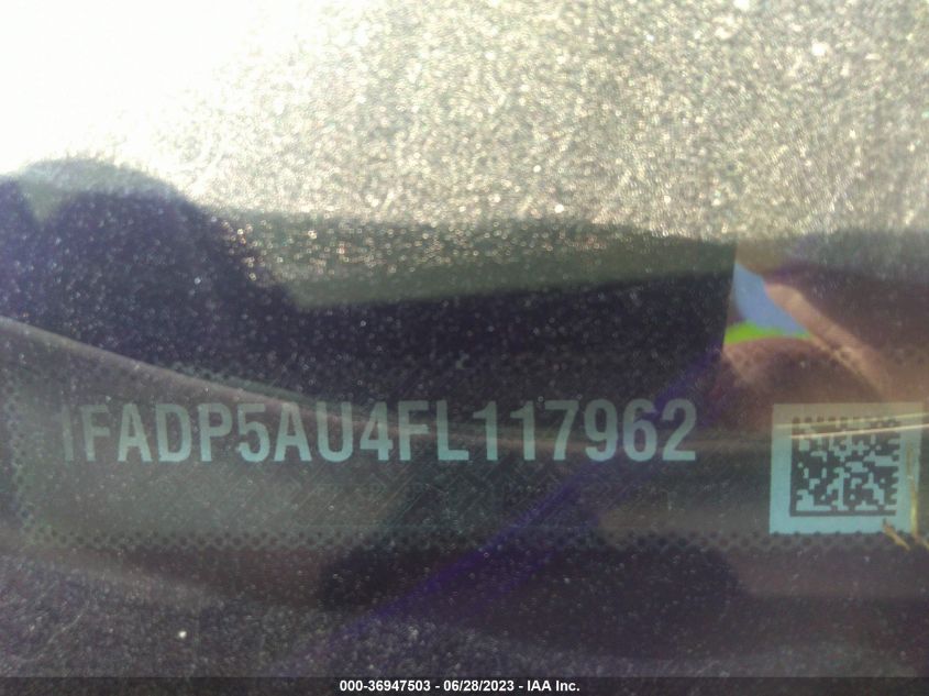 2015 FORD C-MAX HYBRID SE - 1FADP5AU4FL117962