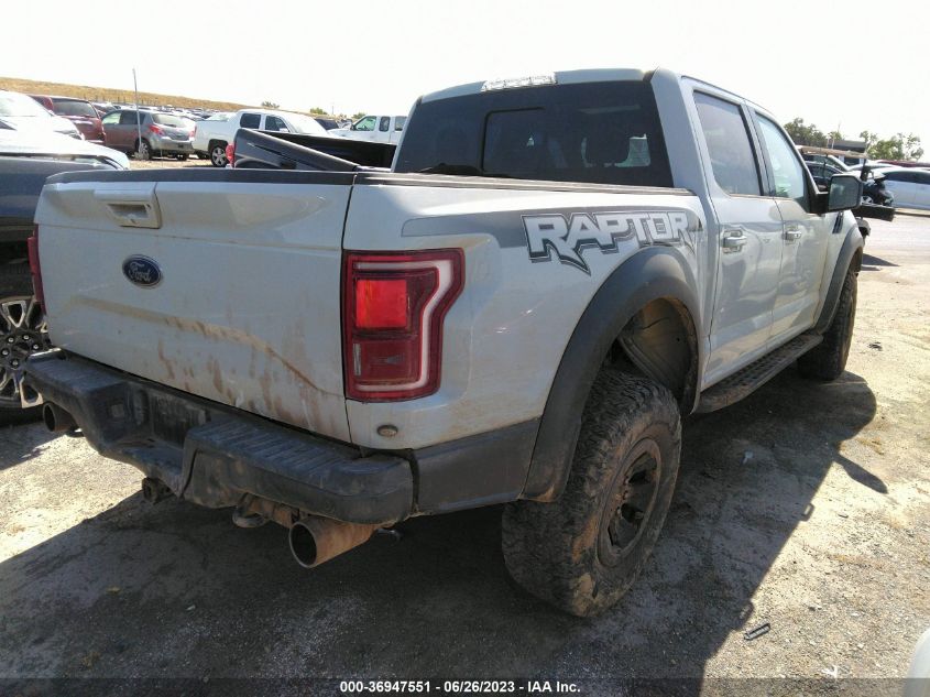 2017 FORD F-150 RAPTOR - 1FTFW1RG6HFC90672
