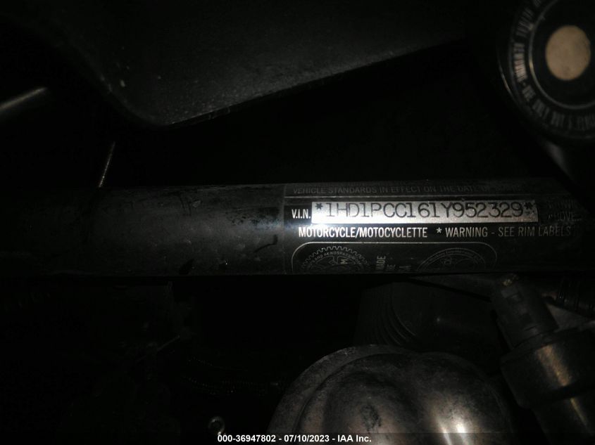 2001 HARLEY-DAVIDSON FLTRSEI2 1HD1PCC161Y952329