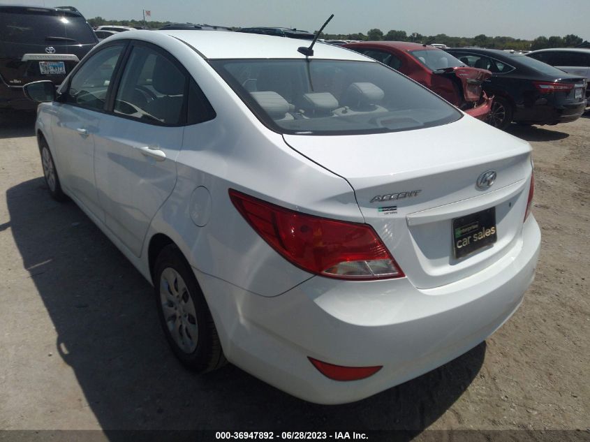 2017 HYUNDAI ACCENT SE - KMHCT4AE9HU286324