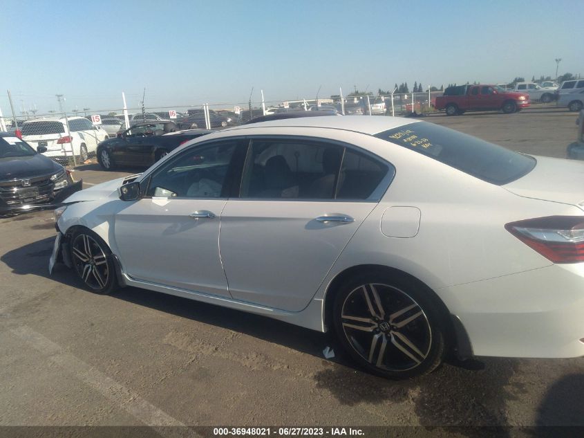 2017 HONDA ACCORD SEDAN SPORT - 1HGCR2F59HA279165