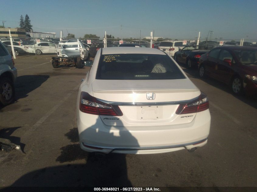 2017 HONDA ACCORD SEDAN SPORT - 1HGCR2F59HA279165