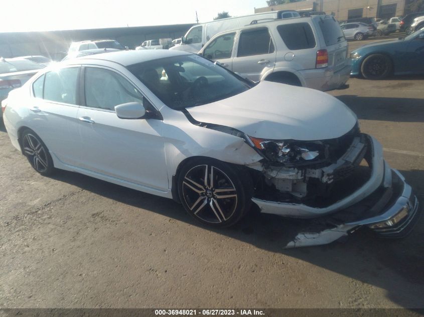 2017 HONDA ACCORD SEDAN SPORT - 1HGCR2F59HA279165