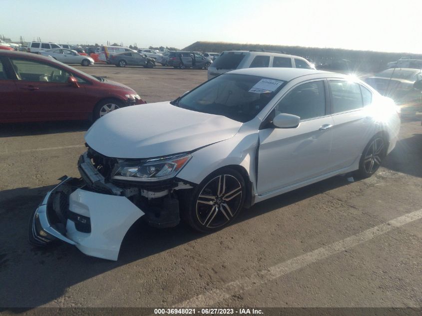 2017 HONDA ACCORD SEDAN SPORT - 1HGCR2F59HA279165