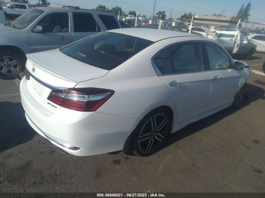 2017 HONDA ACCORD SEDAN SPORT - 1HGCR2F59HA279165