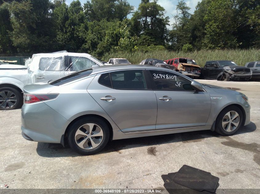 2014 KIA OPTIMA HYBRID LX - KNAGM4AD8E5070378