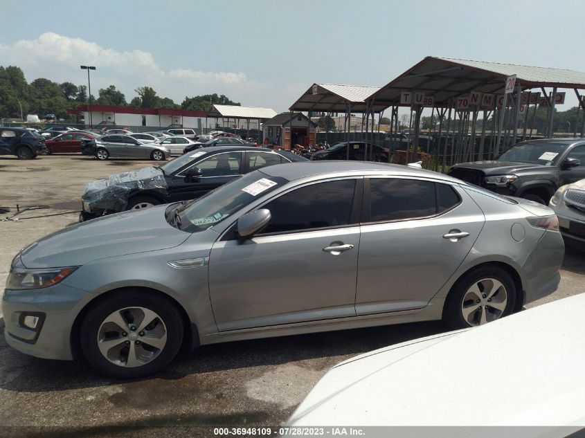 2014 KIA OPTIMA HYBRID LX - KNAGM4AD8E5070378
